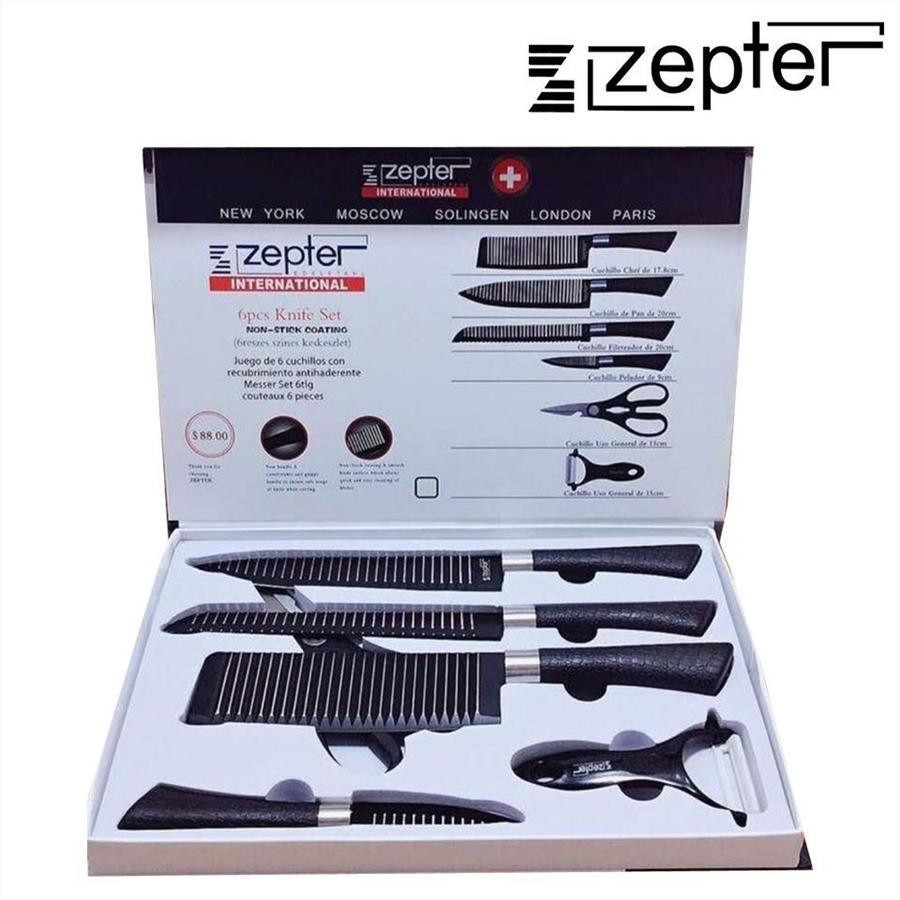 Zepter 6 Pcs Set Non-Stick Coating Stainless Steel